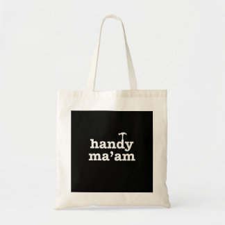 Handy Ma'am Tools Female Woman Maintenance Worker Tote Bag