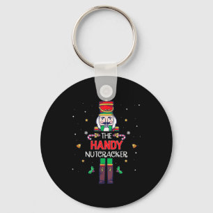 Handy Nutcracker Funny Christmas Family Matching O Key Ring