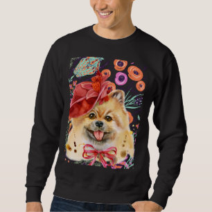 Handy Pomeranian Ready For Valentines Sweatshirt