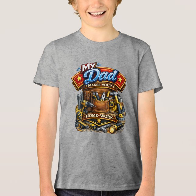Handyman (1) Tri-Blend shirt (Front)