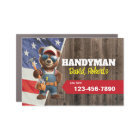 Handyman Bear Repair Maintenance Service Patriotic