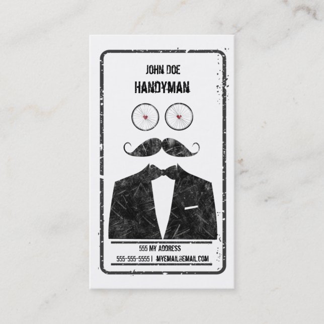 Handyman business card (Front)