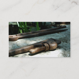 Handyman Business Card Construction Tools Vintage