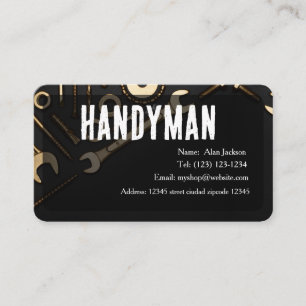 Handyman Business card editable