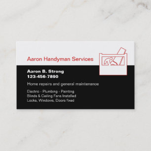 Handyman Business Card Template