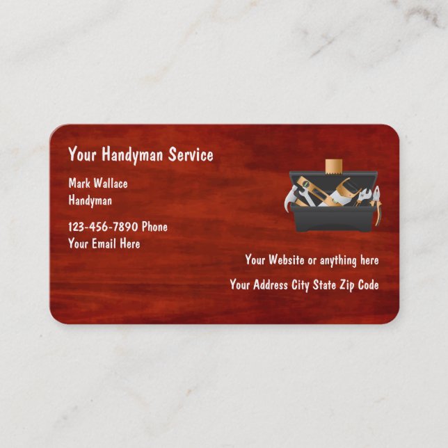 Handyman Business Cards (Front)