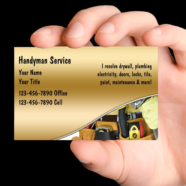 Handyman Business Cards (Creator Uploaded)