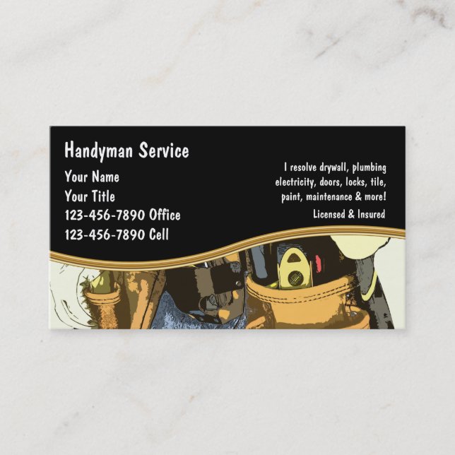 Handyman Business Cards (Front)