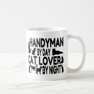 Handyman Cat Lover Coffee Mug