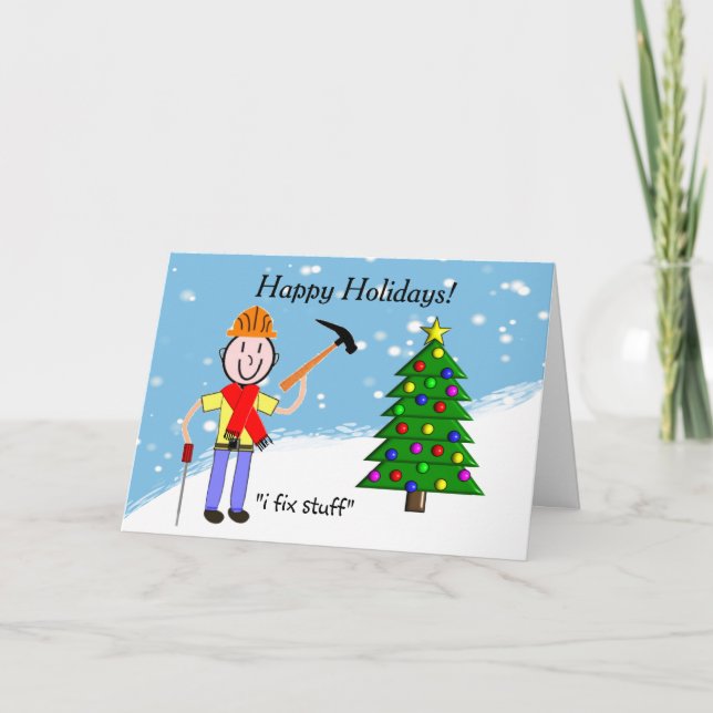 Handyman Christmas Cards (Front)