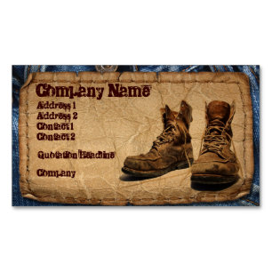 Handyman, Construction, Maintenace Worker Business Magnetic Business Card