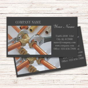 Handyman Construction plumbing tools plumber Business Card