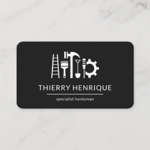 Handyman Construction Tools Builder Business Card