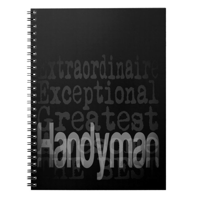 Handyman Extraordinaire Notebook (Front)