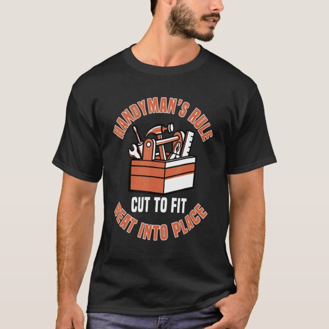 Handyman Fixer Repairman Handworker Builder Handyp T-Shirt (Front)