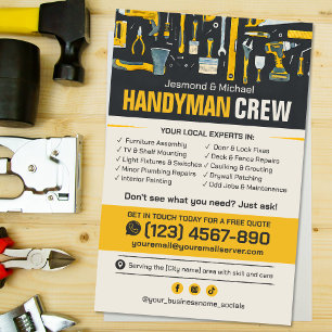 Handyman Flyer - Home Repair & Maintenance