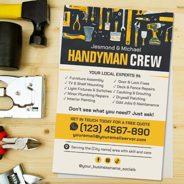 Handyman Flyer - Home Repair & Maintenance (Creator Uploaded)