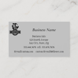 Handyman Handiman Repair Person Maintenance Business Card