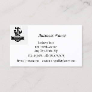 Handyman Handiman Repair Person Maintenance Business Card