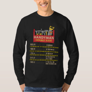 Handyman Handyman Hourly Rate T-Shirt