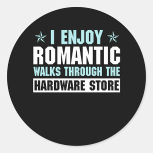 Handyman Hardware Store Tools Gift Funny Dad Classic Round Sticker