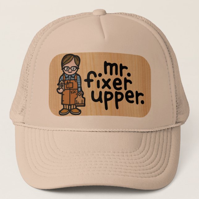 handyman hat. trucker hat (Front)
