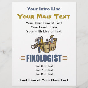 Handyman Home Improvement Do It Yourself Fixologis Flyer