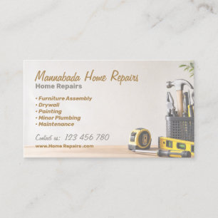 Handyman Home Repair Maintenance Service Business Card