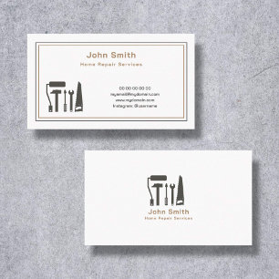 Handyman & Home Repair Service Business Card