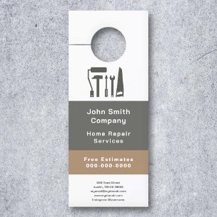 Handyman & Home Repair Service  Door Hanger