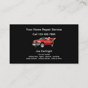 Handyman Home Repairs Business Card