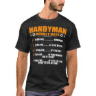 Handyman Hourly Rate Shirt Handyman