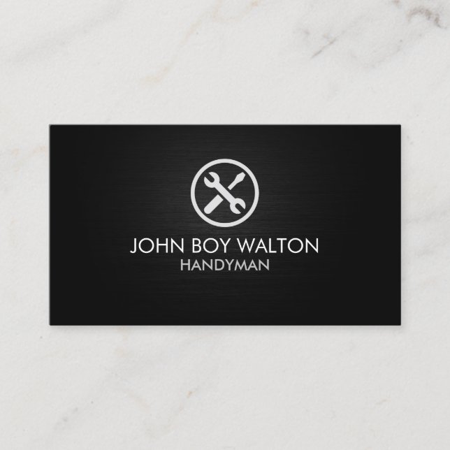 Handyman House Repairs Business Card (Front)