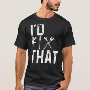 Handyman Id Fix That Mechanic Tools Repair Car Car T-Shirt