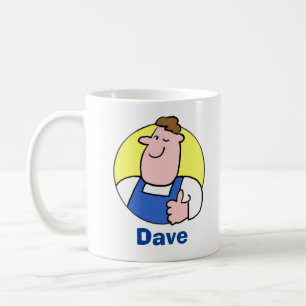 Handyman Image with Name. Odd Job Man Coffee Mug
