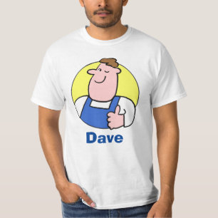 Handyman Image with Name T-Shirt