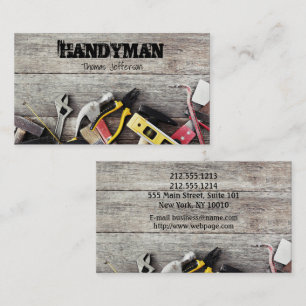 Handyman Maintenance Business card