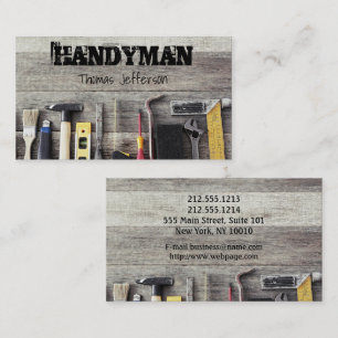 Handyman Maintenance Business card
