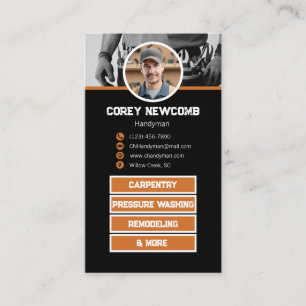 Handyman   Maintenance Worker Business Card