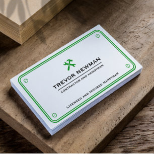 Handyman Plumbing Renovation Carpentry & Repair  Business Card