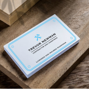 Handyman Plumbing Renovation Carpentry & Repair  Business Card