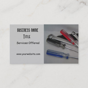 Handyman Repair Business Deisgn Card