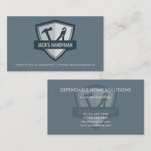 Handyman repair professional business cards