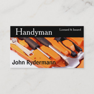 Handyman Repair Services Business Card