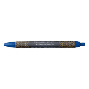 Handyman Repairs Black Gold Ink Pen