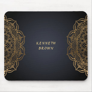 Handyman Repairs Black Gold Mouse Pad