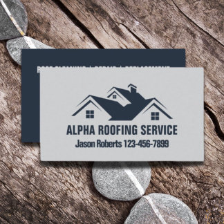Handyman Roof Repair Construction Roofing Roofer Business Card