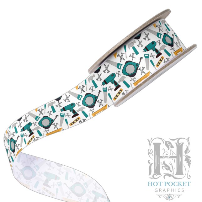 Handyman Satin Ribbon in Blue (Creator Uploaded)