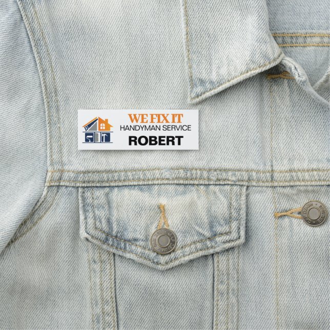 Handyman Service Name Tag (In Situ)