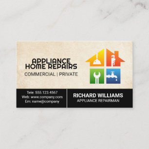 Handyman Services Home Repair Business Card